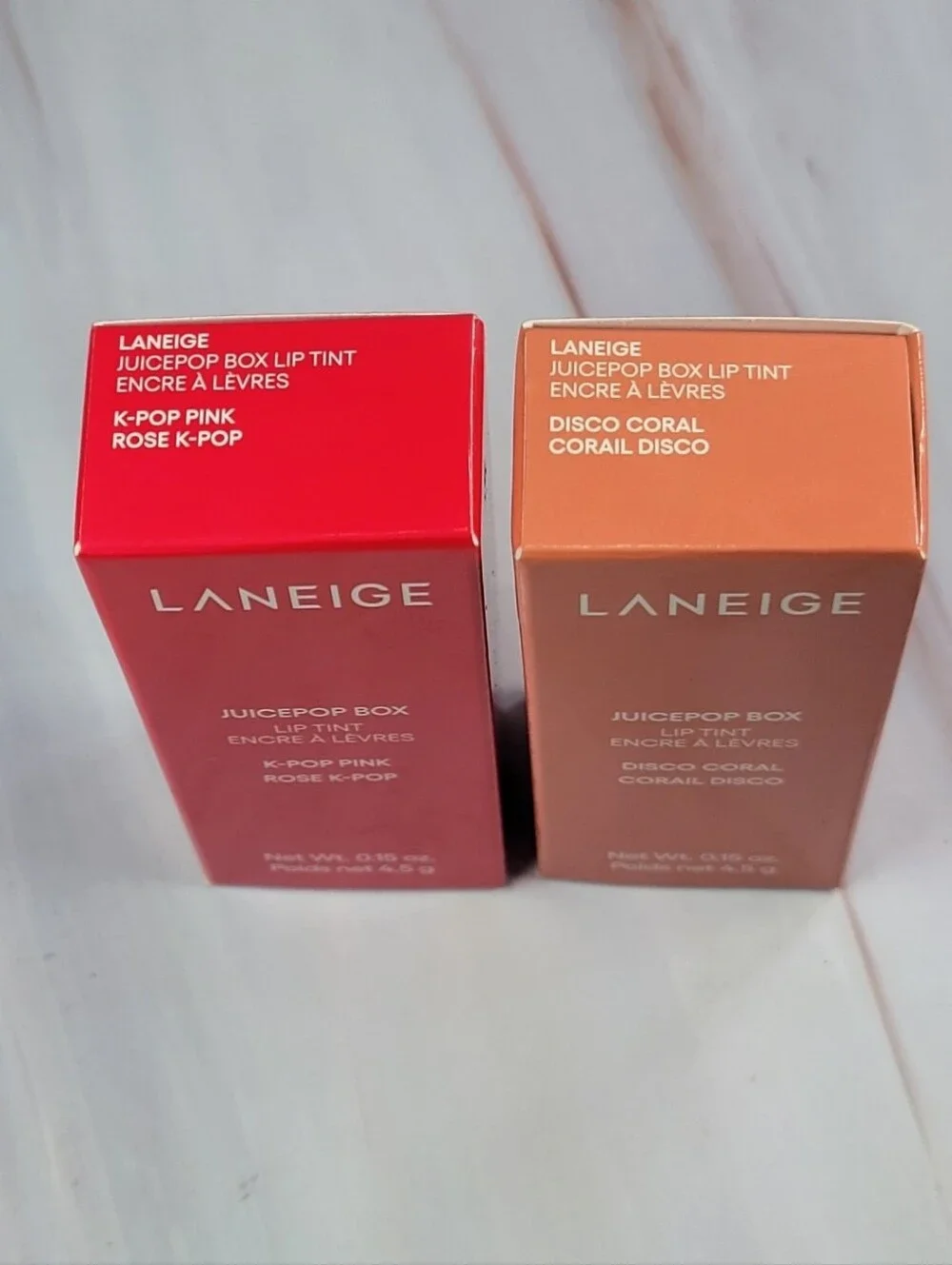 2 X Laneige JuicePop Box Hydrating & Lightweight Lip Oil Tint Bundle NEW!